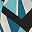 Soft Turquoise Geo
