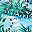 Turq Tropical Leopard