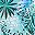 Turq Tropical Leopard