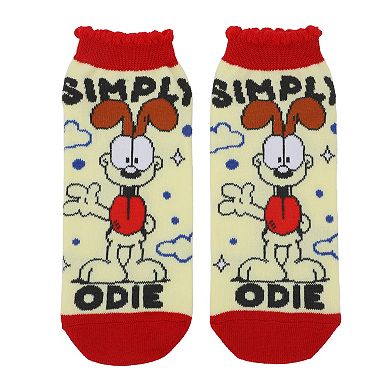 Women's Garfield & Odie Magnetic Hand Crew Socks