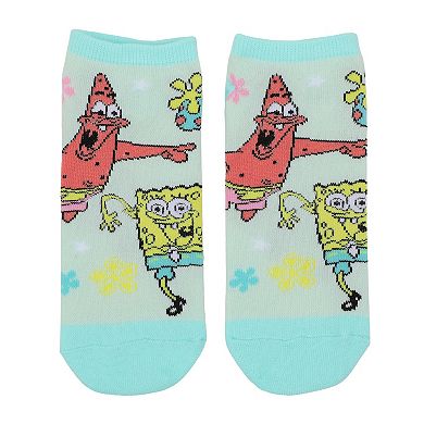 Women's SpongeBob SquarePants & Patrick Star 5-Pack Ankle Socks