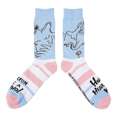 Women's Dr. Seuss 5-Pack The Cat in the Hat, Horton, & Friends Crew Socks