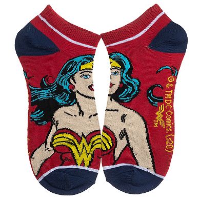 Women's 5-Pack Wonder Woman Ankle Socks