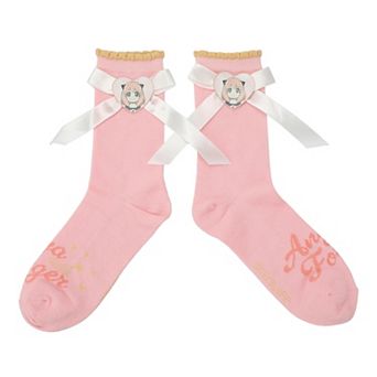 Women's Spy X Family Anya Patch & Bow Crew Socks