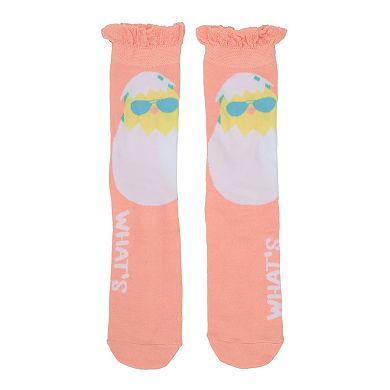 Women's Easter Delight Crew Socks 3-Pack Novelty Egg Boxed Set