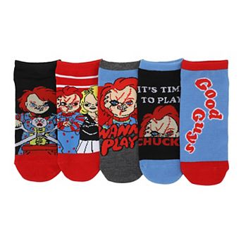 Women's Chucky & The Bride Ankle Socks 5-Pack