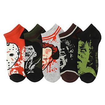 Women's Warner Brothers Horror Villains Ankle Socks 5-Pack