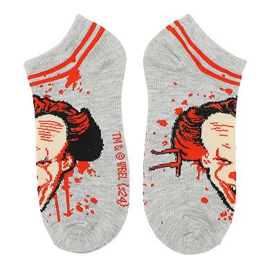 Women's Warner Brothers Horror Villains Ankle Socks 5-Pack