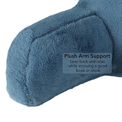 Greendale Home Fashions Faux Fur Bed Rest Pillow