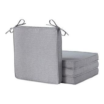 Greendale Home Fashions 4 pc Outdoor Square Chair Pad Set