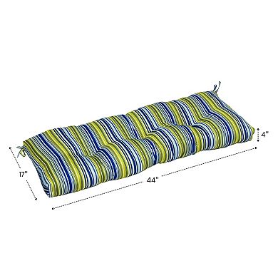 Greendale Home Fashions Vivid Stripe Indoor Bench Cushion