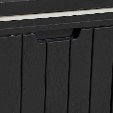 Sunnydaze 9-Gallon Outdoor Polypropylene Resin Cooler Box - Black