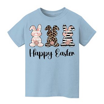Boys 8-20 COLAB89 Happy Easter Bunnies Easter Graphic Tee
