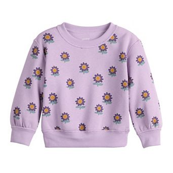 Toddler Girl & Girls 4-12 Jumping Beans® Sensory Adaptive Crew Pullover