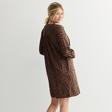 Women's Sonoma Goods For Life® Long Sleeve Pintuck Dress
