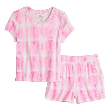 Girls 7-16 Limited Too 2-Piece Hacci Tee & Shorts Set
