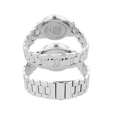 Jones New York Blue Silver Tone His & Hers Watch Set