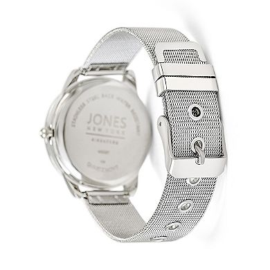 Jones New York Navy Silver Tone His & Hers Watch Set