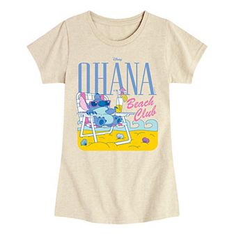 Disney's Lilo & Stitch Girls 7-16 Ohana Beach Club Tee