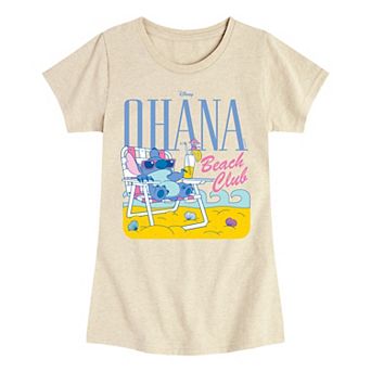 Disney's Lilo & Stitch Girls 7-16 Ohana Beach Club Tee