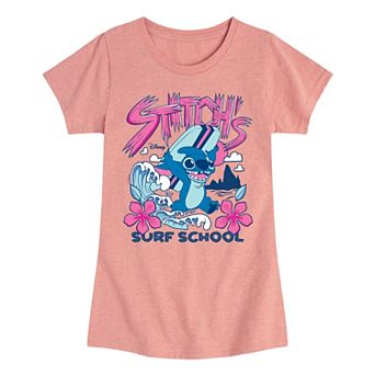 Disney's Lilo & Stitch Girls 7-16 Surf School Tee