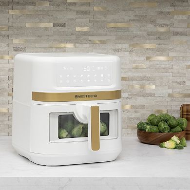 West Bend Timeless 7-qt Air Fryer with 13 One-Touch Presets