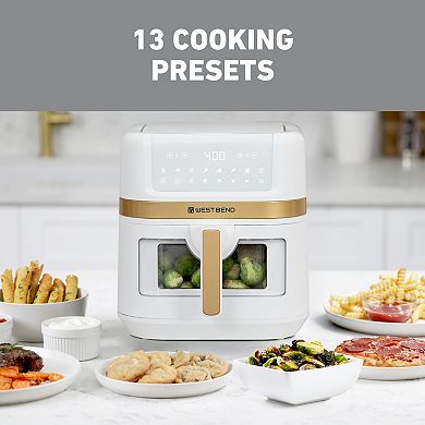 West Bend Timeless 7-qt Air Fryer with 13 One-Touch Presets