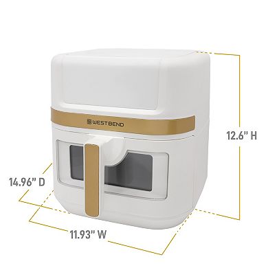 West Bend Timeless 7-qt Air Fryer with 13 One-Touch Presets
