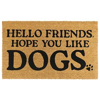Sonoma Goods For Life® Coir Doormat with Dog Design