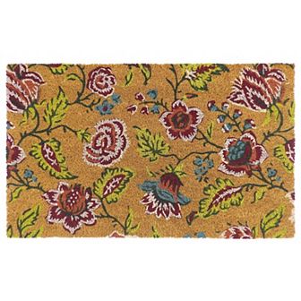 Sonoma Goods For Life® Floral Coir Doormat