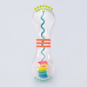 Sassy Baby Spinner Disc Barbell Rattle Toy