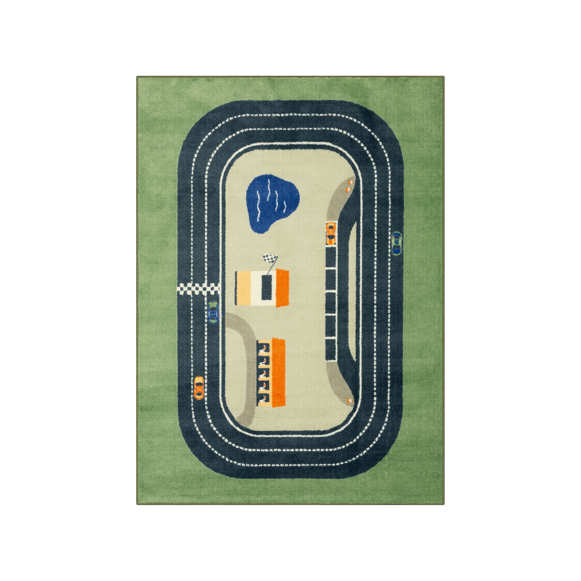 The Big One Kids™ Race Track Throw or Area Rug