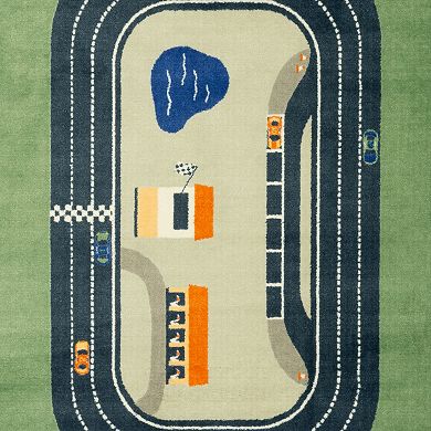 The Big One Kids™ Race Track Throw or Area Rug
