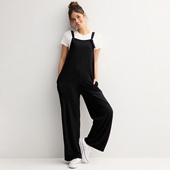 Juniors' Live To Be Spoiled Twofer Jumpsuit & Tee