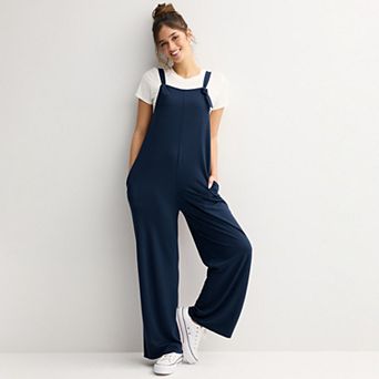 Juniors' Live To Be Spoiled Twofer Jumpsuit & Tee