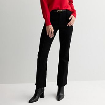 Petite Nine West Pintuck Bootcut Denim Trousers