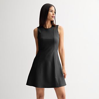 Petite Nine West Flared Mini Dress