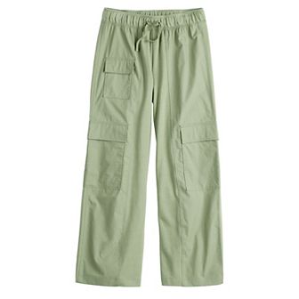 Girls 6-20 SO® Mixed Media Wide Leg Pull-On Pants in Regular & Plus Size