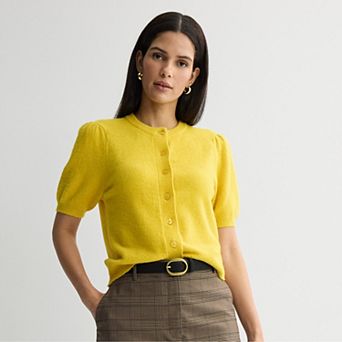 Women's Nine West Short Sleeve Cardigan