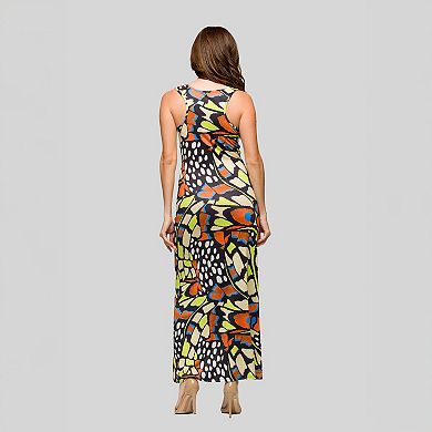 Women's 24Seven Comfort Apparel Razorback Casual Tank Maxi Dress