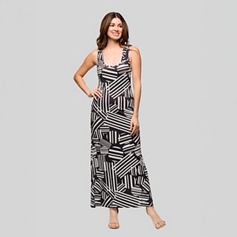 Women's 24Seven Comfort Apparel Razorback Casual Tank Maxi Dress