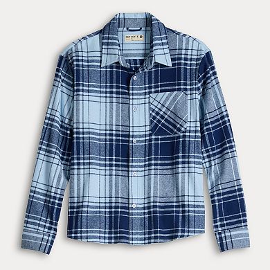 Men's Retrofit Long Sleeve Button Down Flannel