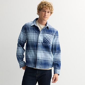 Men's Retrofit Long Sleeve Button Down Flannel