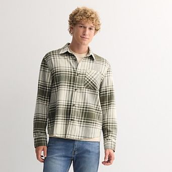 Men's Retrofit Long Sleeve Button Down Flannel