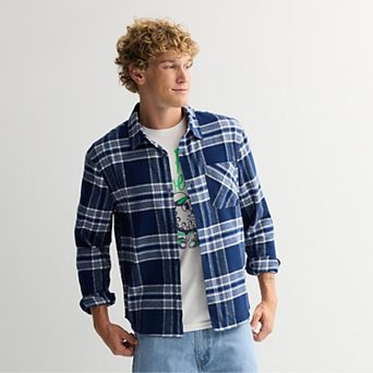 Men's Retrofit Long Sleeve Button Down Flannel