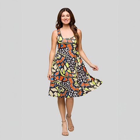 Женские платья 24Seven Women's 24Seven Comfort Apparel Sleeveless Tank Swing Mini Dress