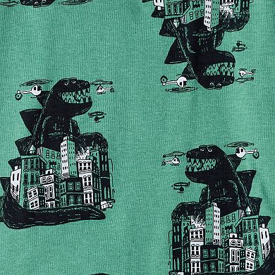 Boy 4-14 Carter's 4-pc. Pajama Top & Pajama Bottoms Set - Alligator Print