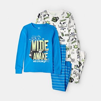 Boys 4-14 Carter's 4 pc Pajama Top & Pajama Bottoms Set