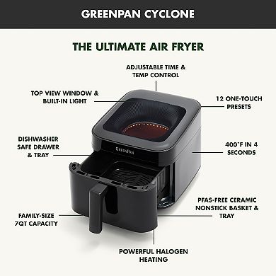 GreenPan Cyclone 7-qt. Air Fryer