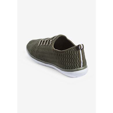 Comfortview Women's The CV Sport Ariya Textured Knit Slip On Sneaker